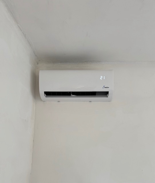Split de pared instalado